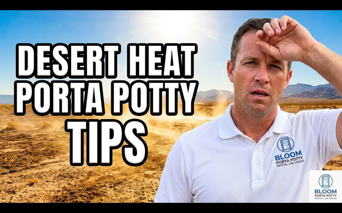 Desert heat porta potty tips Las Vegas